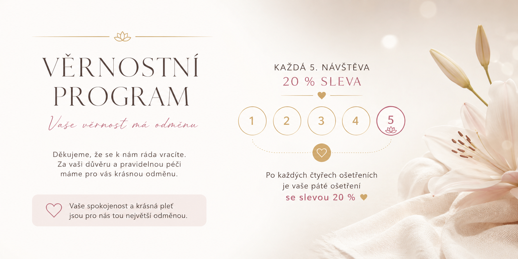Věrnostní program Lilly Beauty
